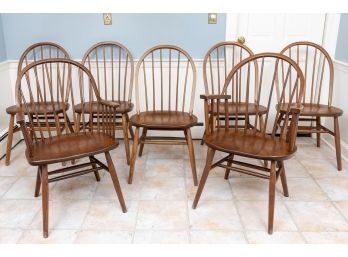 Seven Bow-Back Windsor Chairs