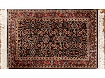 Beautiful Black/Red And Gold Area Rug