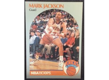 1990 NBA Hoops Mark Jackson Card With Menendez Brothers