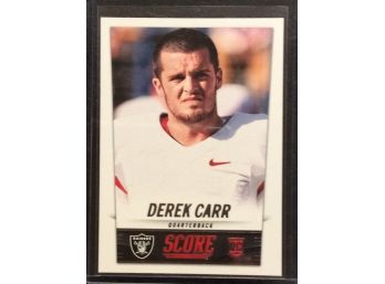 2014 Panini Score Derek Carr Rookie Card