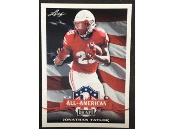 2020 Leaf All American Draft Jonathan Taylor Rookie Card