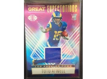 2021 Panini Illusions Great Expectations Tutu Atwell Rookie Jersey Relic Card