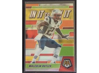 2021 Panini Mosaic In It To Win It Malcolm Butler Insert Card