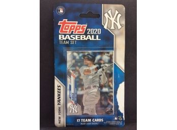 2020 Topps New York Yankees Sealed Team Set With Aaron Judge On Top