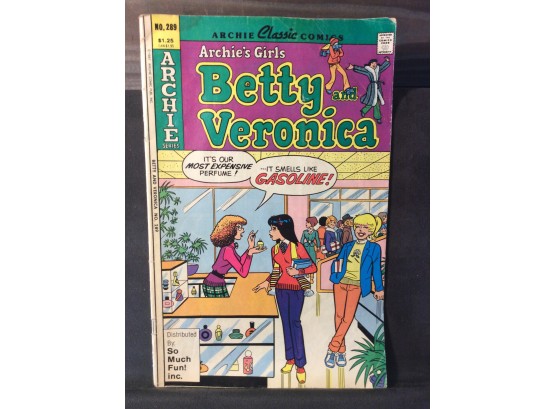 1987 Archie Series Betty & Veronica Comic Book #289 - K