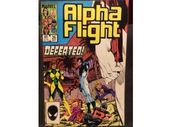 September 1985 Marvel Comics Alpha Flight #26 - M