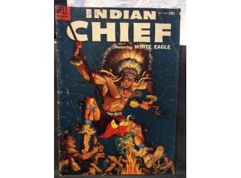1954 Dell Comics Indian Chief Featuring White Eagle - D