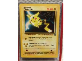 1999 Pokemon The Movie Pikachu Card - K