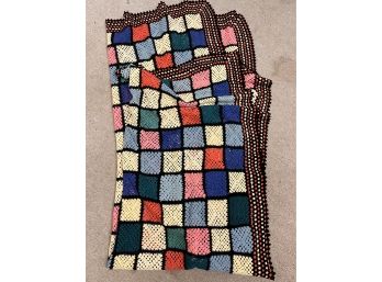 Vintage Hand Crocheted Blanket