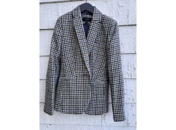J . Crew Tweed Jacket With Elbow Patches