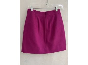 J. Crew Pink Wool Skirt