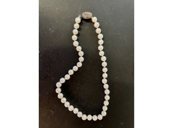 Vintage PeArls With Sterling Clasp