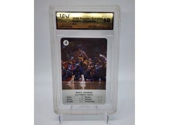 1988 Fournier Estrellas Magic Johnson Graded 10 Gem Mint