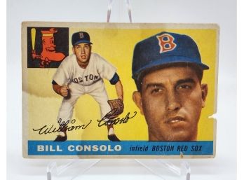 1955 Topps Bill Consolo Boston Red Sox Card