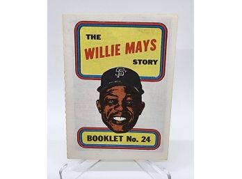 1970 Topps Willie Mays Booklet