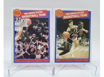 Pair Of Vintage Michael Jordan Cards
