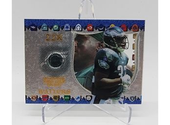 1997 Ricky Waters Game Used Helmet Relic Card