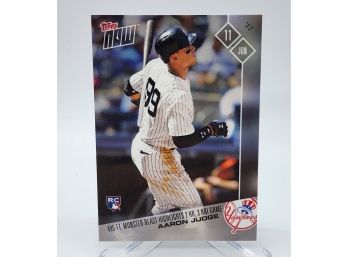 2017 Topps Now Aaron Judge Rookie Card