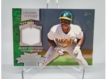 2013 Topps Game Used Jersey Relic Rickey Henderson