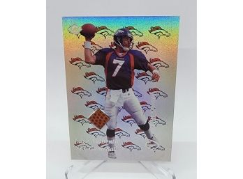 1998 Peyton Manning Rookie Card With Piece Of Authentic Game Ball