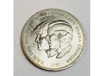 1981  Diana And Charles Wedding Coin