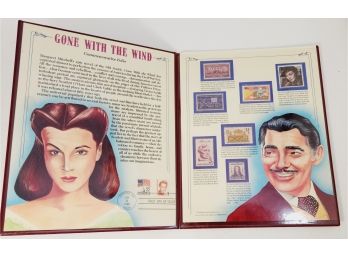 Gone With The Wind First Day Folio With Stamps, And History