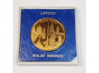 London Solid Bronze Coin