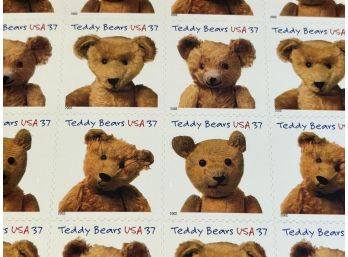 TEDDY BEARs - Full Sheet Of 20 - 37 Cent Stamps  SEALED US Postage