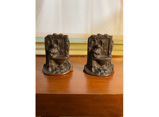 Set Of 2 Heavy Metal Book Ends