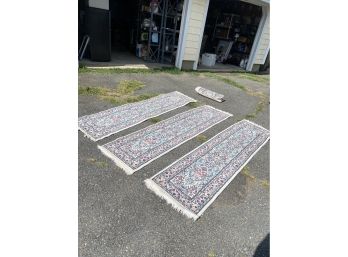 Group Of 4 Matching Carpet Runners