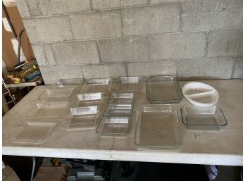 Large Group Of Pyrex And Glass Dishes
