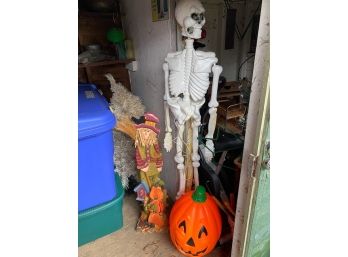Group Of Halloween/fall Decorations