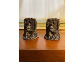 Set Of 2 Heavy Metal Book Ends