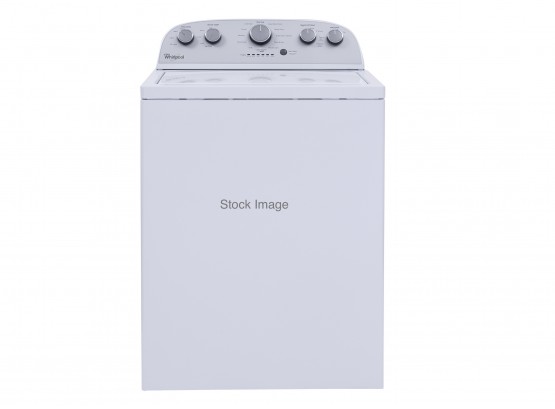 A Whirlpool - High Efficiency Top Load Washer With Smooth Wave Stainless Steel Wash Basket - White