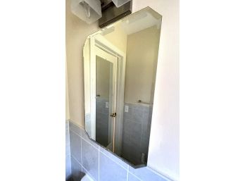 An Octagon Shaped Mirror Medicine Cabinet - Bath 1
