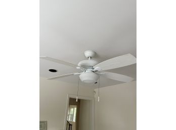 A Hampton Bay Ceiling Fan With Light