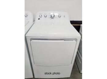 A GE 7.2 Cu. Ft. White Electric Dryer
