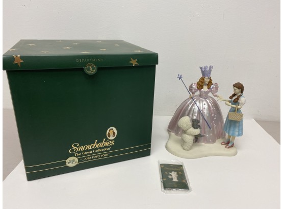 Dept 56 Snowbabies Wizard Of Oz And Toto Too - Glinda And Dorothy