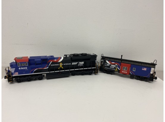 Lionel Honoring Our Veterans O Scale Engine And Caboose Train