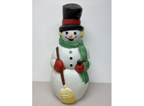 Vintage Empire 39' Christmas Snowman Blow Mold