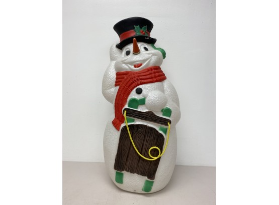 Vintage Christmas 40' Snowman TPI Blow Mold