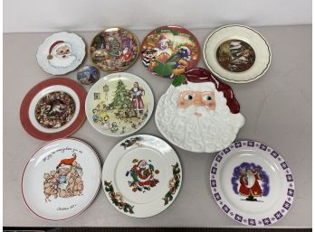 Assortment Of Christmas Plates