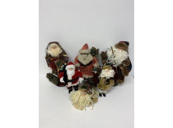 Christmas Santa Dolls Lot