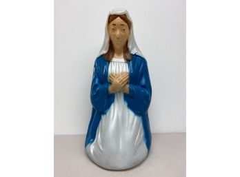 Vintage General Foam 26' Mary Christmas Nativity Blow Mold
