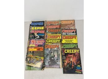 Vintage Magazines Creepy Eerie And More