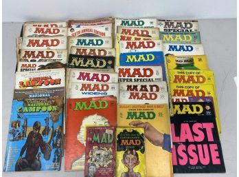 Vintage MAD And National Lampoon Magazines