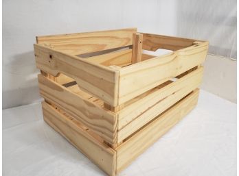 Natural Wood Crate
