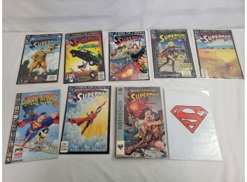 Superman Comics In Protective Sleeves And Sealed New