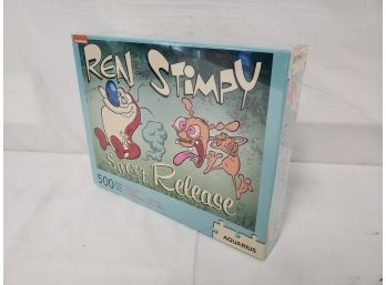Ren And Stimpy 500 Pieces Jigsaw Puzzle  - Sealed New