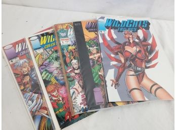 6 Jim Lee Wildcats Comics In Protective Sleeves Lot